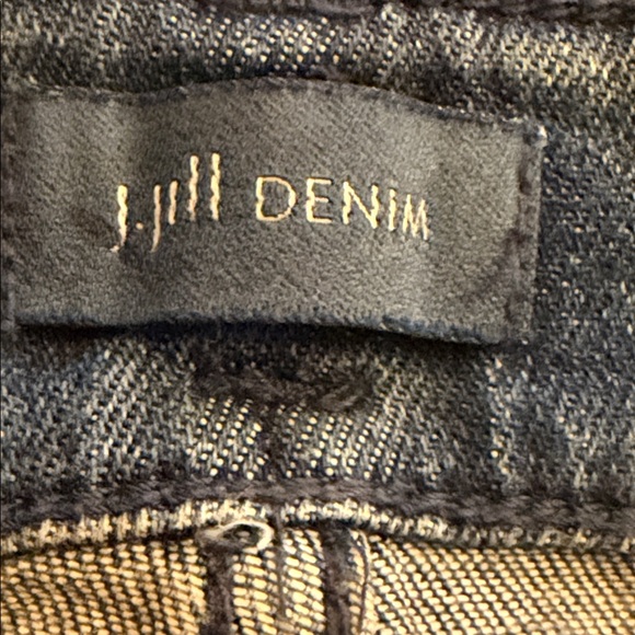 J.Jill Nantucket High Waisted Wide Leg Cropped Jeans Size 16P - Picture 6 of 8